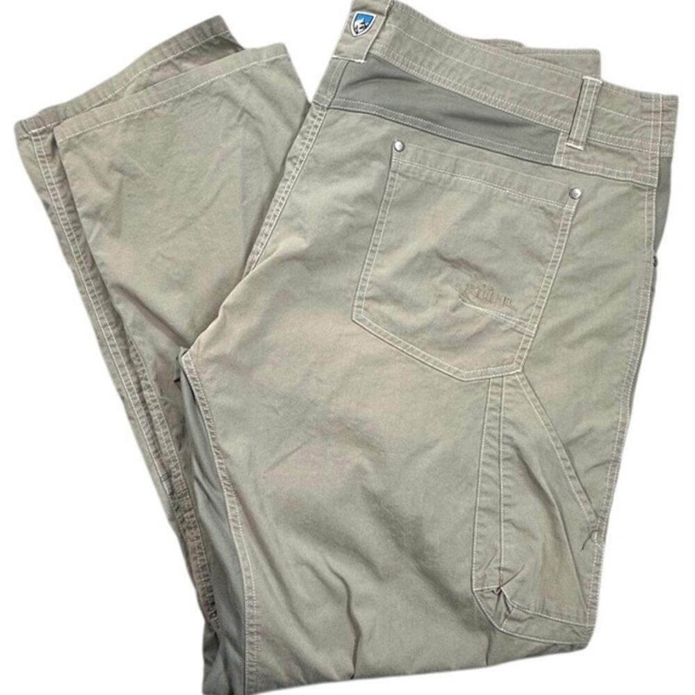KUHL Khaki Kanvus Stretch Canvas Pants 40x32 Hiking